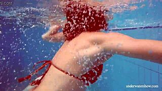 Me and Melisa Darkova stripping underwater