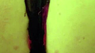 wife teases hard cock in playful moment