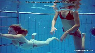 Me and Melisa Darkova stripping underwater