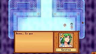 xtardew valley - jodi and caroline in the spa in spanish - stardew valley