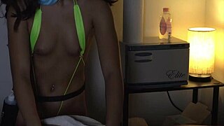 Unscripted Porn Amateur Handjob With Oiled Body Ripped Clothes