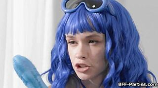 I share dildo an' dick wit' defeated superheros