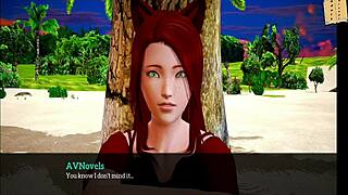 my new family episode with redhead amateur showing small tits in homemade erotic cartoon