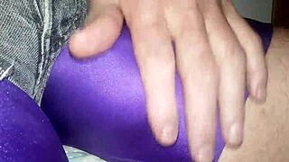 Big Spandex Bulge Tease