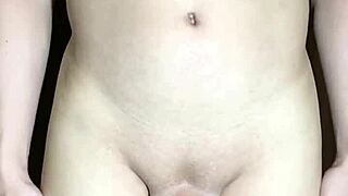 look at this perverted masochist's tied phimosis hairless cock and balls