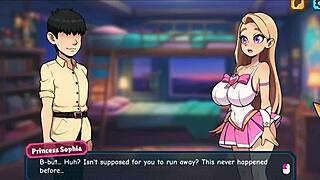 Princess Sophia Hentai Game. Cartoon Anime Clothes Ripped Cute Teen 18+ Big Tits Outfit Bdsm Stripping Naked. Bratty Or Not?