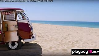 Stunning Gia Ramey Prefers Naked Beach Activities