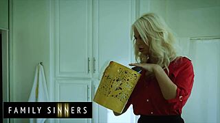 Stunning london river with big boobs rides a monster cock. family sinners gets dirty!