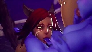 Sova dominates girls in intense subverse action