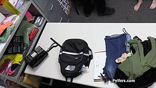 Hey, don't you love catching those pierced nipples on hidden cam at the mall office?