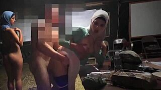 Muslim Teen SNEAKING Into Base for Forbidden Encounters Late at Night