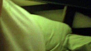 My wife sucking and gagging on my dick with big tits