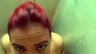 Who knew a simple shower could turn into a steamy milf blowjob with big tits and ass?