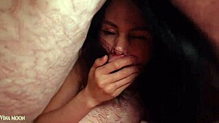 Pretty neighbor tricked into taking facial