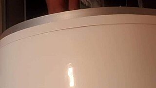 intense shower fetish where cock gets bathed boldly in the single shower scene