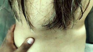 I spy on my cousin showering and then fuck her moaning