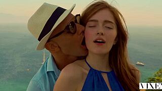 Check this VIXEN, the most stunning redhead, getting it in doggystyle, cowgirl, and missionary like never before! Her beauty will blow your mind.