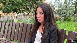 A naive business woman attends casting and gets tricked into hard banging