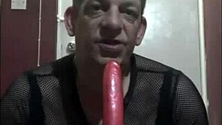 Sissy bisexual Mark Wright wants cock in the face for cross dressing fun