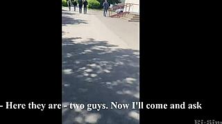 ki-sim sucking stranger on street