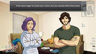 Alex's journey: Sexual harassment by pinching a muscular teacher in 2D animated gay video