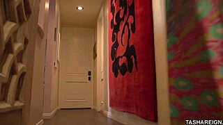 wonderful tasha reign caught drilling herself in steamy solo