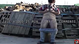 Claudia Marie fucks on the trunk