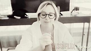 That delicious cumshot on my face, so much hot cum