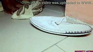 Feeling Horny While Sweeping, Neighbor Fucks Girlfriend, I Masturbate