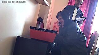 caught on cctv, secretary sucking boss’s cock in office! 😜