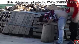 Claudia Marie fucks on the trunk