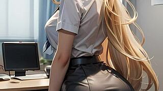 This Hentai video Shows Lily Summers getting seduced in the office
