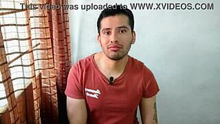 I was so shocked when my brother's best friend caught me with a dildo and fucked me with his 19cm cock for the first time