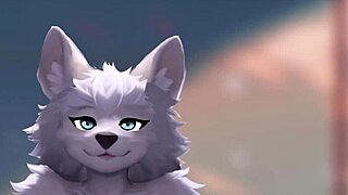 furry girl takes control riding a man in pov hentai