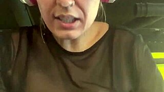 Is Gym Bra Making Her Wet?