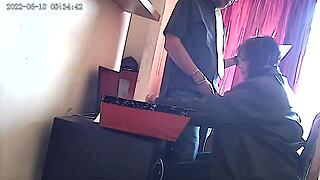 caught on cctv, secretary sucking boss’s cock in office! 😜