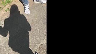 ki-sim sucking stranger on street