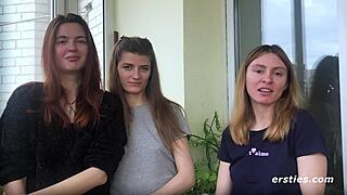 Uninhibited Girls Threesome Sex