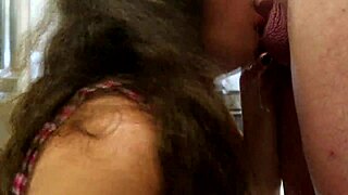 my latina housekeeper with the big ass gave me a blowjob and swallowed my cum