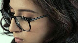 caped lesbian gets her pussy licked while facesitting in bondage