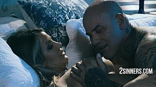 Hey, Lexi Stone, wanna tease Derrick Pierce with your big blonde tits?