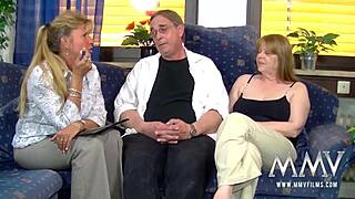 mmv films petra gives a hand with blowjob and group action