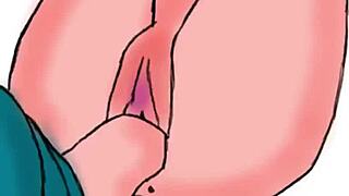 Anime Hentai Character Bounces Deeply During Sex