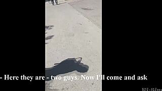 ki-sim sucking stranger on street