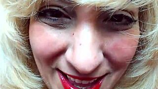 Webcam Show with Saggy Tits Mature Lady