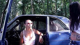 Brenda Floripa Gets Fucked By Alex Lima On Roadside!