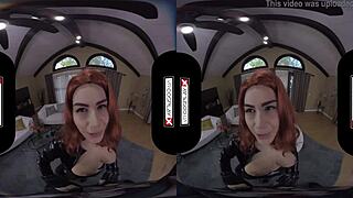 Black Widow Rides Your Cock in VR Cosplay Parody