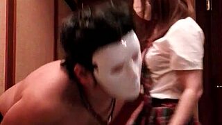 a guy gets his balls kicked hard in this ballbusting video