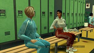 Milf Brunette Cheats With Big Cock In Gym Anal