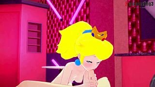 Peach POV: Cartoon Blonde’s Naked Hotel Fun. Ready for This?